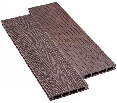 Террасная доска ДПК Praktik New - Венге от производителя  Deckart (Россия) по цене 560 р