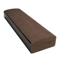 Лавочный брус Некст полнотелый брашированный 70х35 Шоколад (под заказ)