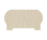 Заглушка торцевая для перил ДПК 95х50 Слоновая кость