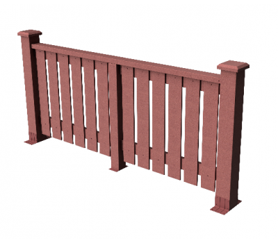 Декоративные ограждения ДПК "Вилидж", Мербау, шлифованное от производителя GrinderDeco по цене 7 116 р Декоративные ограждения ДПК "Вилидж", Мербау, шлифованное от производителя GrinderDeco по цене 7 116 р