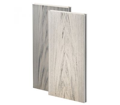 Террасная доска из ДПК Multicolor Белый дым Полнотелая 140мм от производителя  Bruggan  по цене 1 997 р