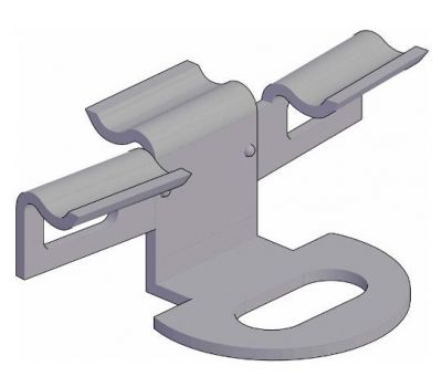 Кляймер промежуточный для алюмин. лаги (упак/100 шт) от производителя OutDoor по цене 2 400 р Кляймер промежуточный для алюмин. лаги (упак/100 шт) от производителя OutDoor по цене 2 400 р