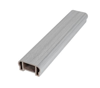 Перила верхнее фигурное 100х50 Extrusion Серый от производителя  Woodvex по цене 1 130 р