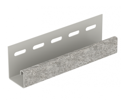 J-планка Стоун-хаус Сланец Светло серый от производителя Ю-Пласт по цене 350 р J-планка Стоун-хаус Сланец Светло серый от производителя Ю-Пласт по цене 350 р