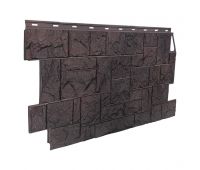 Фасадные панели (цокольный сайдинг) коллекция камень дикий - Коричневый Фасадные панели (цокольный сайдинг) коллекция камень дикий - Коричневый