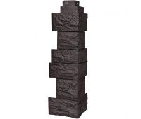 Угол наружный коллекция Дикий камень Коричневый