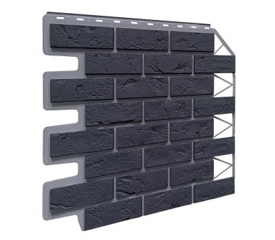 Фасадные панели Кирпич Баварский - Графит от производителя Fineber по цене 595 р Фасадные панели Кирпич Баварский - Графит от производителя Fineber по цене 595 р