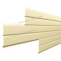 Металлический сайдинг Lбрус-15х240 (ПЭ-01-1014-0.5) Слоновая кость