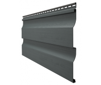 Виниловый сайдинг - серия PREMIUM D4,5D,(Корабельный брус) Графит