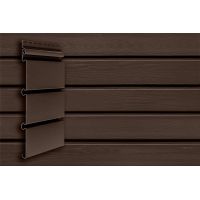 Виниловый сайдинг Архитектурный планкен Acryl Тёмный Дуб