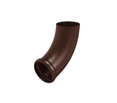 Отвод трубы декорированный RAL 8017 Коричневый matt 125/90 от производителя  Aquasystem по цене 8 754 р