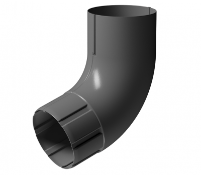 Колено 72° D90, ГРАФИТ (RAL 7024) от производителя  Docke по цене 850 р
